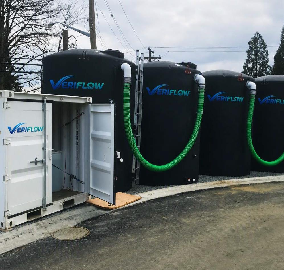 VeriFlow treatment tanks and field equipment